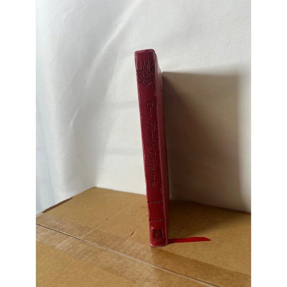 Our Family Christmas An Advent Devotional Red Faux‎ Leather Holiday Book 2013